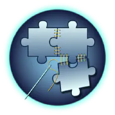 illustration of a tailored solution, puzzle pieces shown sawn together to depict a perfect solution